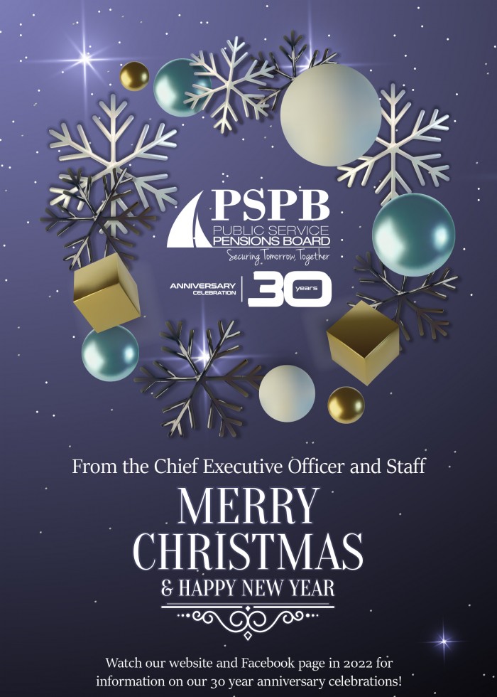 2021 Christmas Greeting from the PSPB