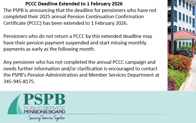 PCCC Deadline Extended to 1 February 2026