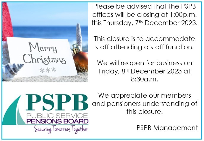 PSPB Office Closure for Staff Event