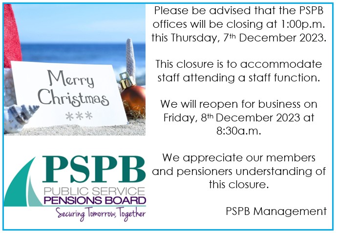PSPB Office Closure for Staff Event