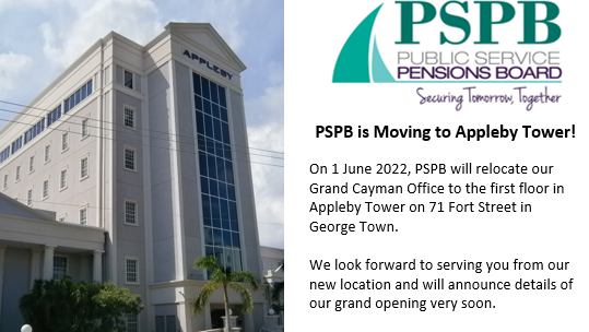 PSPB is Moving to Appleby Tower